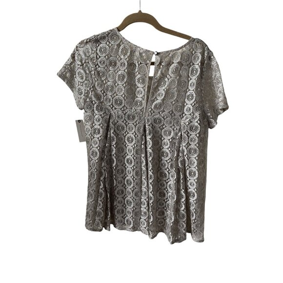 NWT Anthropologie Akemi + Kin Gold Party Blouse  L - Picture 11 of 12